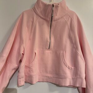 Lululemon Scuba oversized funnel neck hoodie Strawberry Milkshake XL